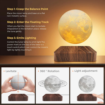 Fluxoria Cutelight™ Levitating Moon Lamp (US)